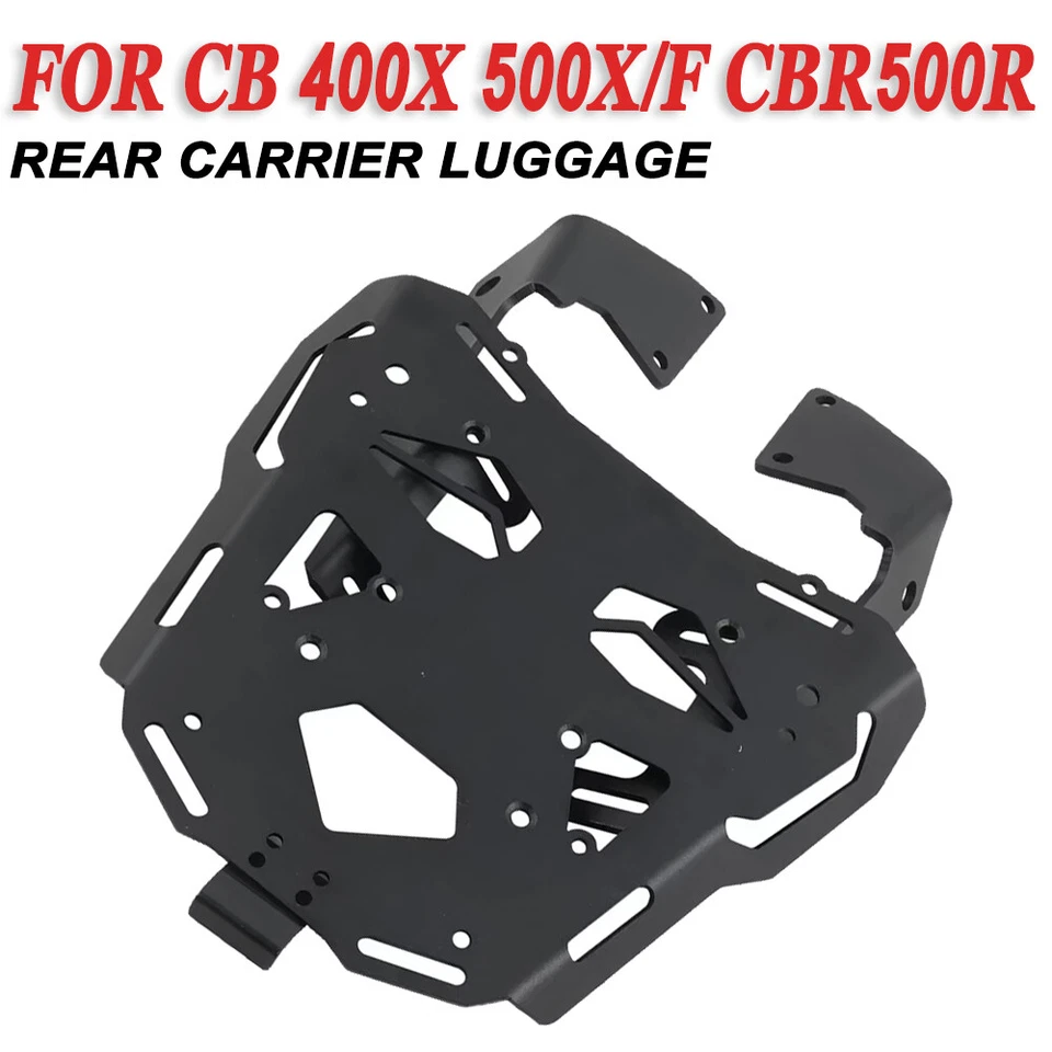 Rear Carrier Luggage Tailbox Rack For Honda CB400X CB500X CB500F CBR500R Foto 1 de 4