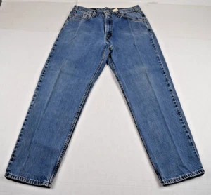 Vintage Levi's 550 Jeans Relaxed W36 L30 90s Soft Fade Straight Made USA c1999 - Picture 1 of 13