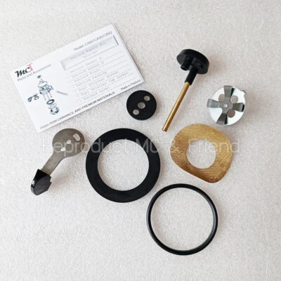 适用于本田 Dream C92 C95 CA92 CA95 CA160 CB92 Fuel Cock Petcock 维修套件 (7 件) — 第 1/4 张图片