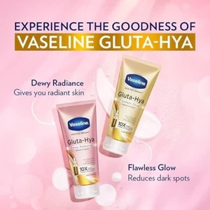 Vaseline Gluta-Hya,SerumInLotion,Boosted WithGlutaGlow,VisiblyBrighterSkin 200ml - Picture 1 of 11