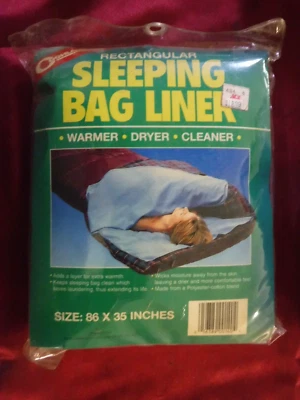 Coghlan's Saco de Dormir Forro Calentador Secadora Limpiador 86x35 Pulgadas Foto 1 de 4