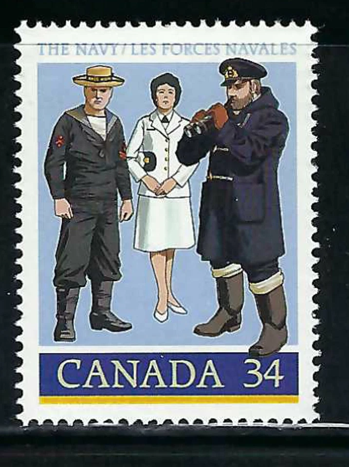 CANADÁ - SCOTT 1075 - MUY BUEN ESTADO - MARINA REAL CANADIENSE - 1985 Foto 1 de 1