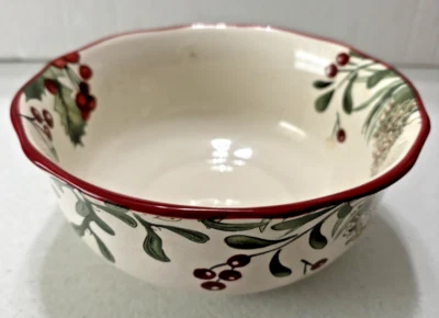 Better Homes & Gardens Winter Forest soup/cereal/dessert bowl - 6.75" - Image 1 of 4