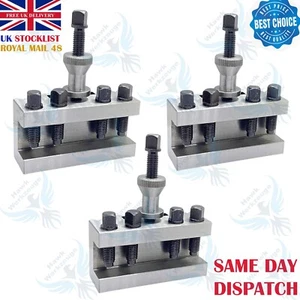Quick Change T2 Holder Tool Post Set Of 3 Pcs Colchester Student / Master 26mm - Picture 1 of 2