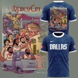 Camiseta Dallas Mave Ricks Juego Ciudad de México 2025 Edición Limitada - Imagen 1 de 3