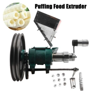 Puffed Food Extruder Corn Rice Puffing Extrusion Machine Puff Snack Machine - Picture 1 of 15