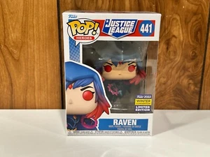 Funko Pop! Heroes Justice League Raven #441 Winter Convention 2022 LE - Picture 1 of 6