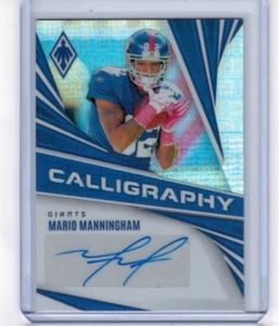 2024 Panini Phoenix Mario Manningham Calligraphy Pandora Auto - Picture 1 of 1