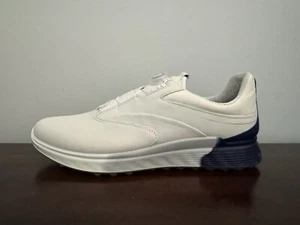 ECCO S-Three BOA Hybrid Golf Shoes Gore-Tex Men’s Size 11-11.5 (EU 45) White - Picture 1 of 7