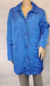 ★ HELENA VERA ★ 44 ~ royal blau ~ Jacke ~ Regenjacke Regenmantel Trenchcoat - Bild 1 von 5