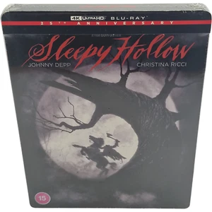 Sleepy Hollow 4K Ultra HD + Blu-ray Steelbook Johnny Depp Tim Burton 2024 Zone B - Photo 1/10