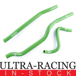 ZAPGreen for 07 08 09 10 HONDA RANCHER TRX 420 ES FE SILICONE RADIATOR HOSE PIPE - Picture 1 of 9