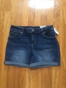 Neu mit Etikett Maurices mittelhoher Bund 5 Zoll mittlere Waschung gerollter Saum 8 - Bild 1 von 4