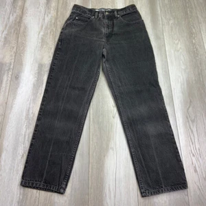 VINTAGE Anchor Blue Jeans Mens 29 Black Denim Straight Fit Y2K Men 29x29 * - Picture 1 of 12