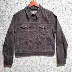 Levi's Trucker Jacket Women's S Black Denim Type 3 - Picture 1 of 10
