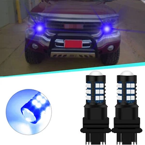 3157 LED Blue Daytime Running Light Bulb DRL for GMC Sierra 1500 2500 HD 99-06 - Picture 1 of 12