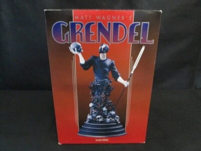 ESTATUA DE PORCELANA MATT WAGNER'S GRENDEL HUNTER ROSE BOWEN DESIGNS RARA #10 Foto 1 de 4