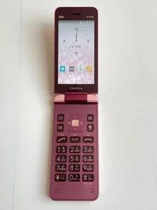 KYOCERA GRATINA KYF39 Sakura Pink Android Flip Phone Unlocked From Japan - Picture 1 of 20