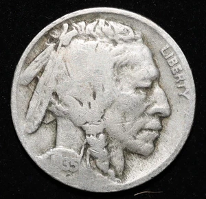 1935 D Buffalo Nickel 5C Five Cent Circulated Denver - Picture 1 of 2