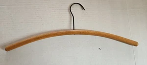 Antico appendiabiti in legno senza marchio 17" vintage robusto - Foto 1 di 5