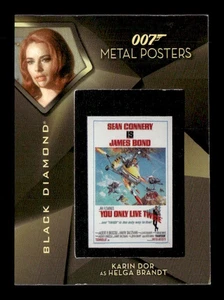 KARIN DOR AS HELGA BRANDT 2025 UD BLACK DIAMOND JAMES BOND METAL POSTERS MPOLT-4 - Picture 1 of 2