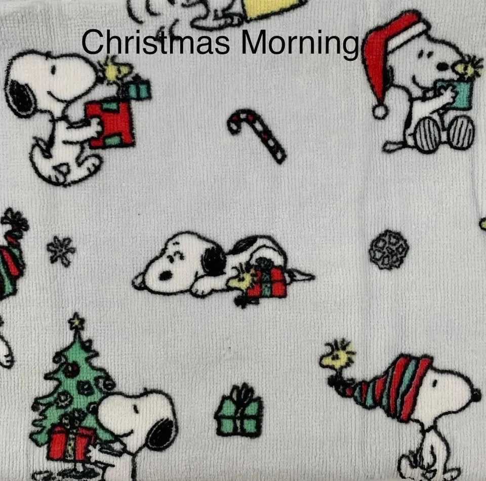 Toalha de mão de Natal Peanuts - Snoopy - Imagem 1 de 1