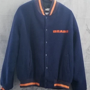 XXL Vintage Chicago Bears Jacke PRO ELITE Football Fleece bequem ** FEHLER LESEN ** - Bild 1 von 11