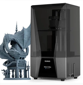 ELEGOO Saturn 3 Ultra 3D Printer MSLA Resin 10'' 12K Mono LCD Wi-Fi Transfer - Picture 1 of 2