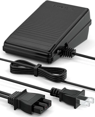 VHBW Foot Pedal for Singer Sewing Machine 359102-001 D-Shape Plug - Image 1 of 4
