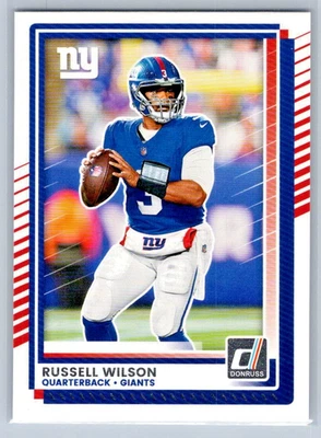 2025 Donruss футбол - Рассел Уилсон - New York Giants - основание - #61 - Изображение 1 из 2