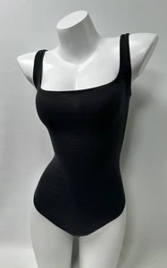 Skims Damen Fits Everybody Body mit eckigem Ausschnitt Onyx Größe Small - Bild 1 von 15