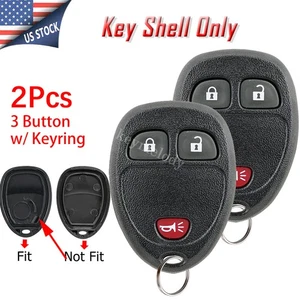 2 for 2007-2013 Chevrolet Equinox Tahoe Express Avalanche Remote Key Fob Case 3B - Bild 1 von 11