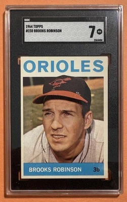 1964 Topps Brooks Robinson #230 SGC 7 NM - Image 1 of 2