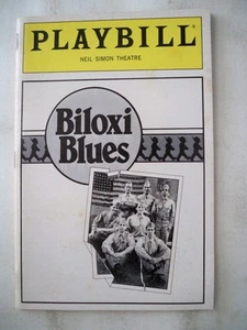 BILOXI BLUES Playbill MATTHEW BRODERICK / ALAN RUCK / PENELOPE ANN MILLER 1985 - Picture 1 of 2