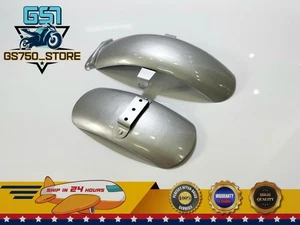 Honda Mini Z50 Z50A K0 1968 Front & Rear Fender Z50 AE Silver Monkey Mud Guards. - Bild 1 von 15
