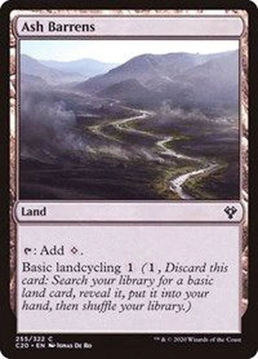 MTG Ash Barrens English [Commander 2020] - Image 1 of 1