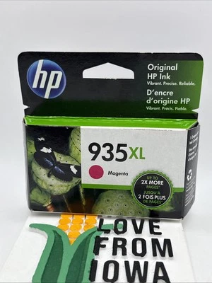 Nuevo cartucho de tinta magenta HP-935XL, OEM, NUEVO EN CAJA (caducado: abril de 2023) envío gratuito Foto 1 de 2