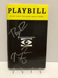 SIGNED Cabaret Kit Kat Club Playbill Broadway Billy Porter Marisha Wallace RARE - Bild 1 von 5