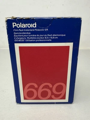 Polaroid Polacolor Type-669 ER Instant Pack Film Two-Pack — Exp. Sep. 1995 - Image 1 of 4