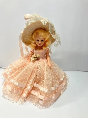 Винтажная жесткая пластиковая кукла Nancy Ann Storybook, подвижные руки, ноги и шея 6 дюймов - Изображение 1 из 4