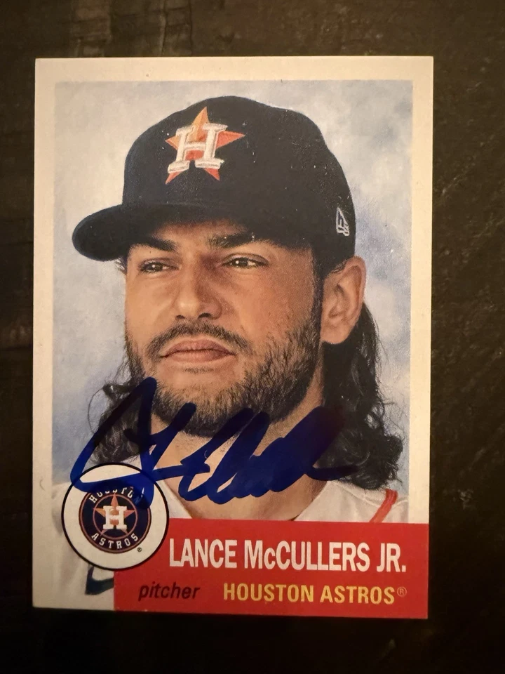 2021 Topps Living Set #460 Lance McCullers Jr. SIGNED IP - Image 1 of 2