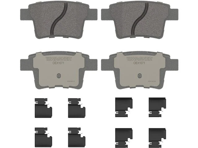 Juego de pastillas de freno traseras para Ford Freestyle 2006 2005-2007 WX194KT Foto 1 de 1