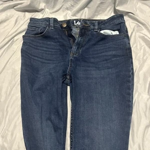 Lee Womens Slim Fit Flare High Rise Jeans Dark Blue Size 10 - Picture 1 of 5