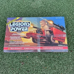 1986 Legions of Power Tech Dynasty Masters Commander Wartech Tonka #8120 NIB NEW - Foto 1 di 5