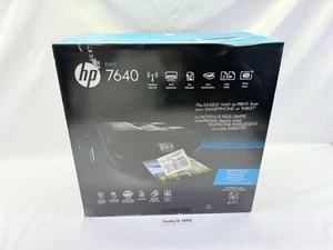 HP Envy 7640 Photo Copier Scanner Fax Wireless Printer- Brand New In Box - Picture 1 of 24