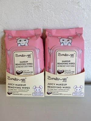 The Creme Shop Makeup Removing Wipes Made with Coconut Oil for Glowing Skin -2PK - Image 1 of 4