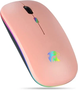LED Wireless Mouse, Bluetooth Mouse,Wireless Mouse for Laptop Computer PC - Picture 1 of 7