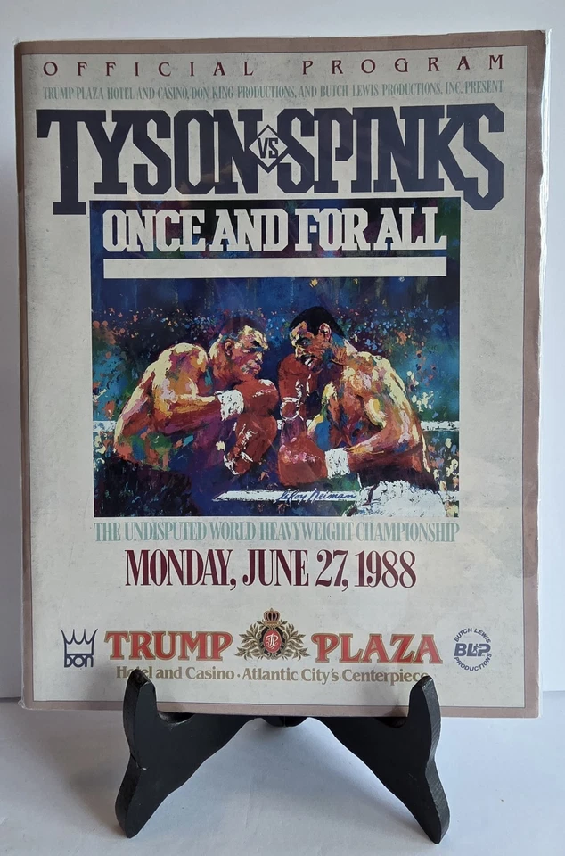 1988 official program for the Mike Tyson vs. Michael Spinks undisputed world... - Image 1 of 1