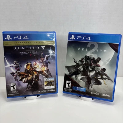 Destiny Legendary Edition & Destiny 2 (PS4 Playstation 4) CIB Complete Tested - Image 1 of 4