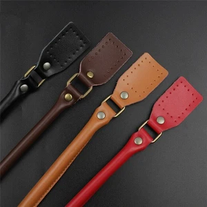 1 par de correa de bolso de hombro de repuesto de cuero genuino 40/60 cm - Imagen 1 de 8